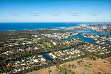 Aerial Photo Twin Waters QLD Aerial Photography