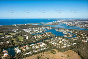 Aerial Photo Twin Waters QLD Aerial Photography