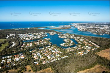 Aerial Photo Twin Waters QLD Aerial Photography