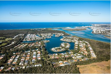 Aerial Photo Twin Waters QLD Aerial Photography