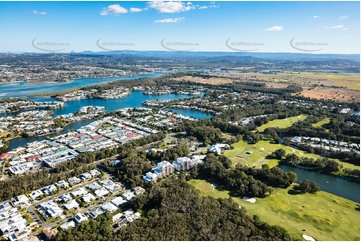 Aerial Photo Twin Waters QLD Aerial Photography