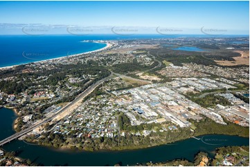 Aerial Photo Currumbin Waters QLD Aerial Photography