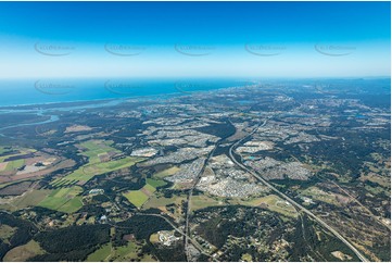 High Altitude Aerial Photo Pimpama QLD Aerial Photography