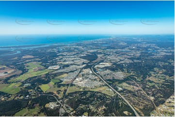 High Altitude Aerial Photo Pimpama QLD Aerial Photography