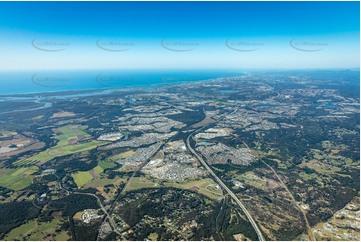 High Altitude Aerial Photo Pimpama QLD Aerial Photography