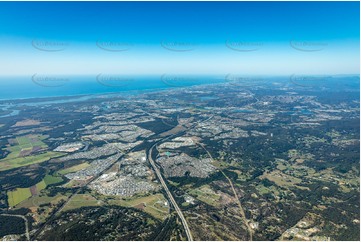 High Altitude Aerial Photo Pimpama QLD Aerial Photography