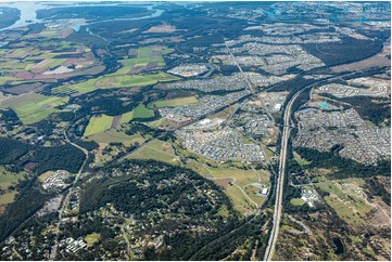 High Altitude Aerial Photo Pimpama QLD Aerial Photography