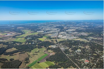 High Altitude Aerial Photo Pimpama QLD Aerial Photography