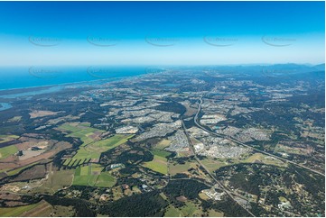 High Altitude Aerial Photo Pimpama QLD Aerial Photography