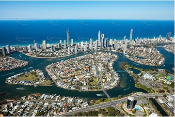 Chevron Island - Surfers Paradise QLD Aerial Photography