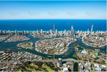 Chevron Island - Surfers Paradise QLD Aerial Photography