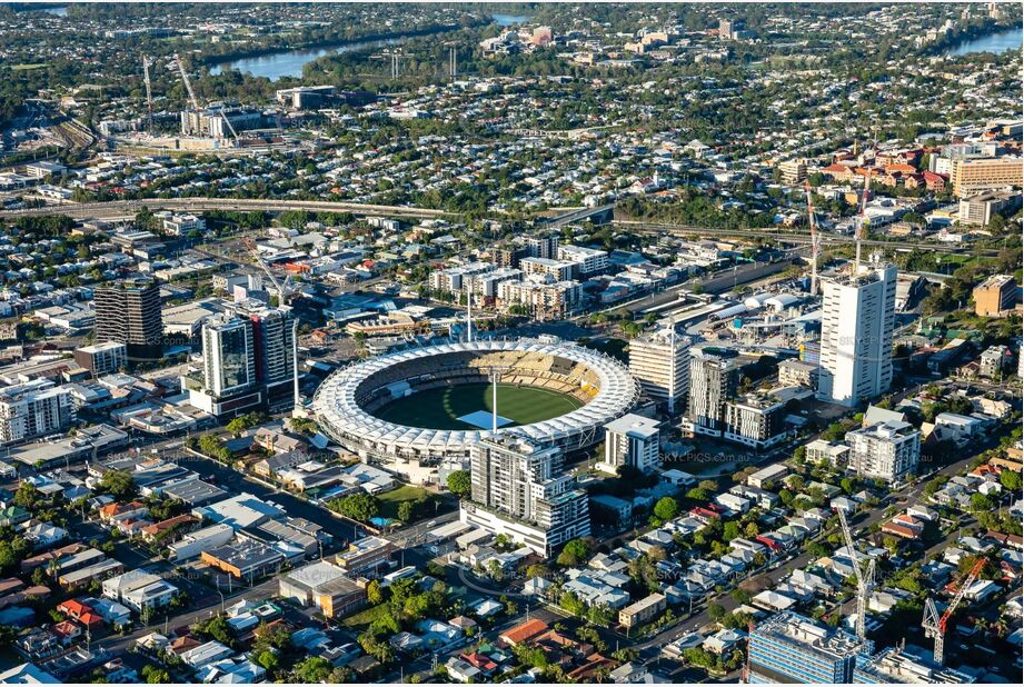 Aerial Photo of The Gabba