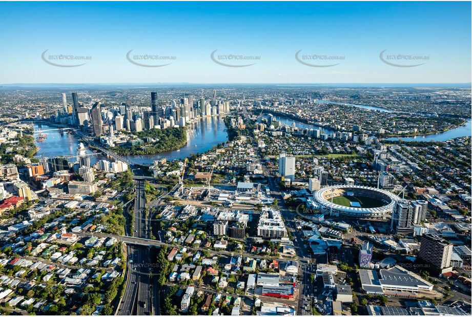 Aerial Photo Woolloongabba QLD Aerial Photography