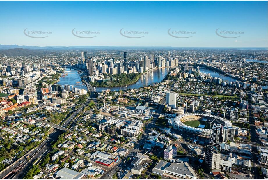 Aerial Photo Woolloongabba QLD Aerial Photography