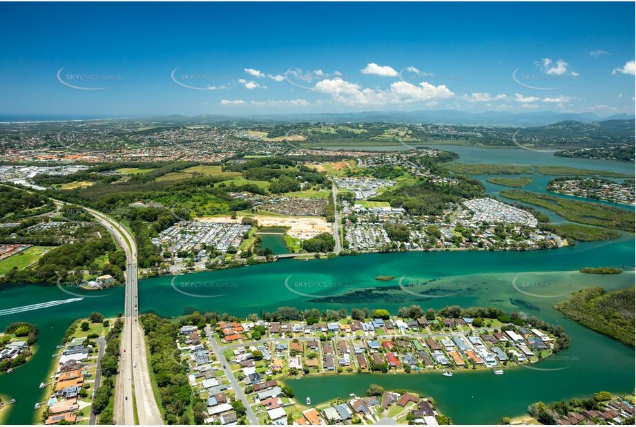 Aerial Photo Tweed Heads West NSW Aerial Photography