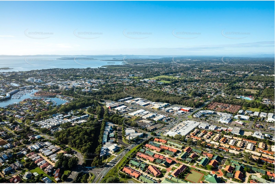 Aerial Photo Cleveland QLD Aerial Photography