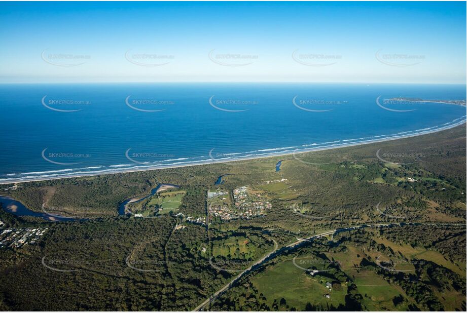 Aerial Photo Brunswick Heads NSW Aerial Photography