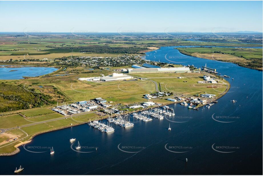 Bundaberg Port Marina Burnett Heads QLD Aerial Photography