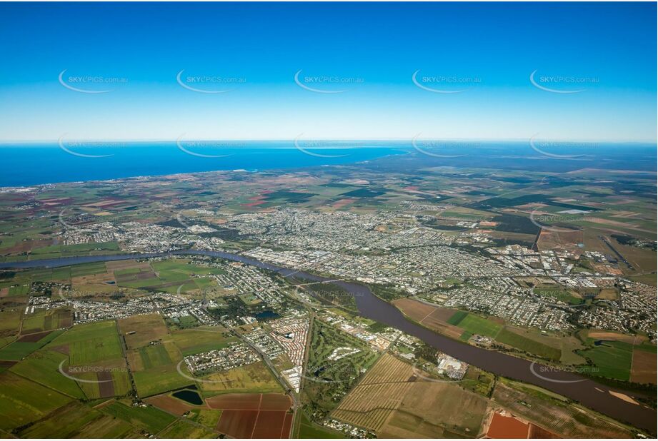 Aerial Photo Bundaberg Central QLD Aerial Photography