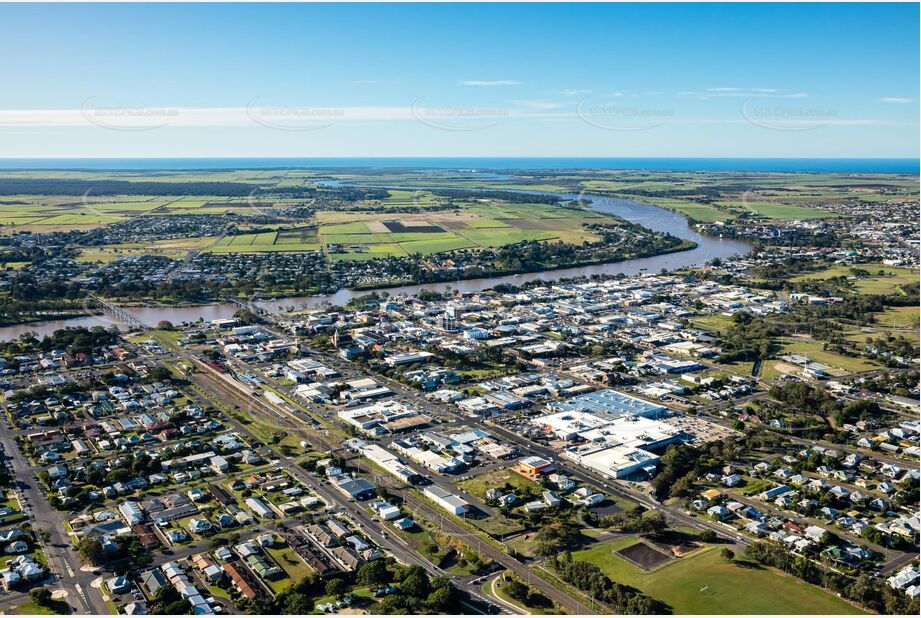 Aerial Photo Bundaberg Central QLD Aerial Photography