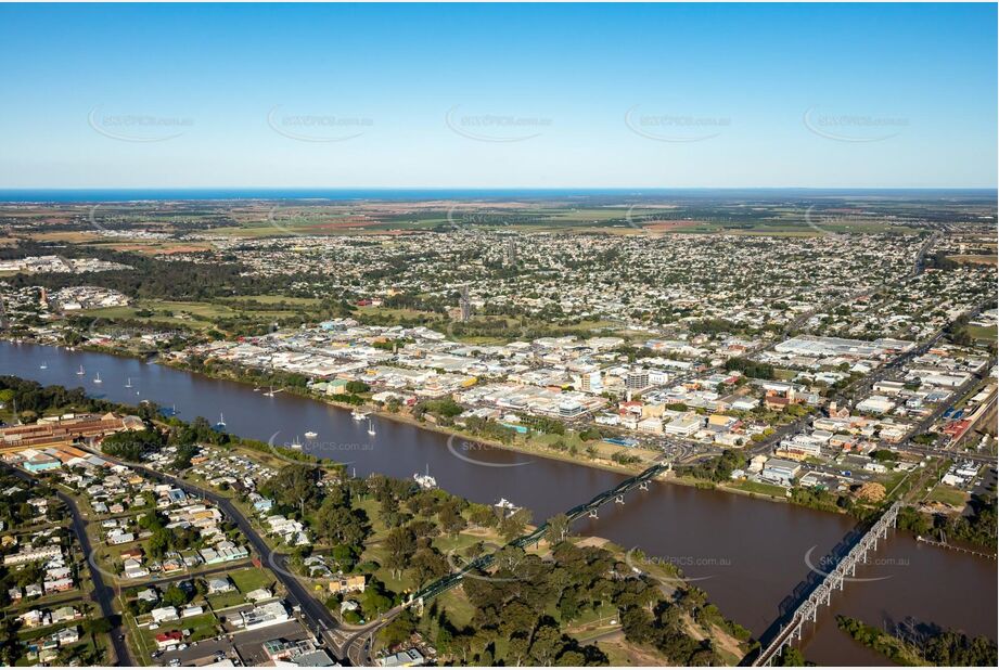 Aerial Photo Bundaberg Central QLD Aerial Photography