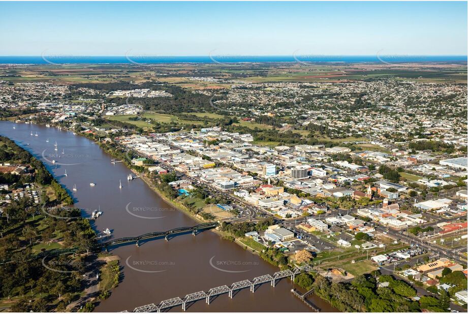 Aerial Photo Bundaberg Central QLD Aerial Photography