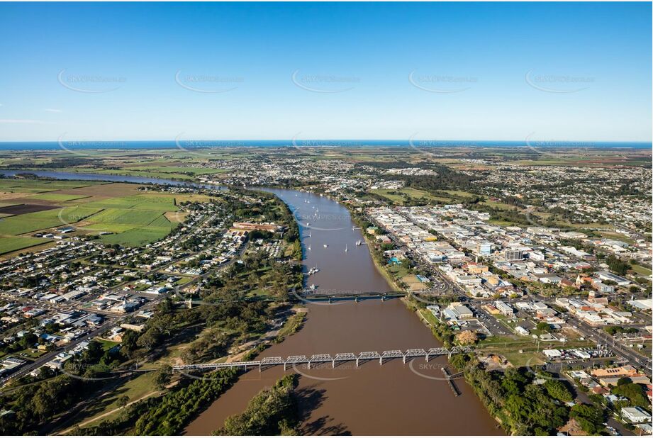 Aerial Photo Bundaberg Central QLD Aerial Photography