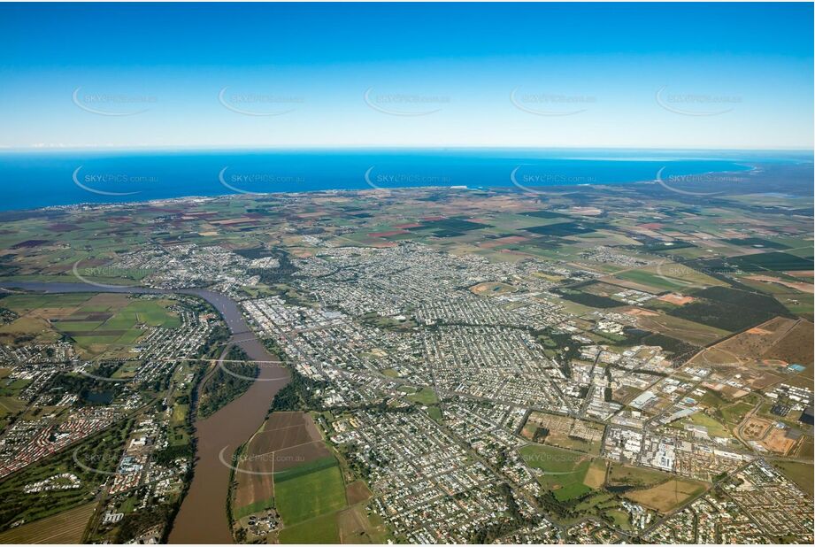 Aerial Photo Bundaberg West QLD Aerial Photography