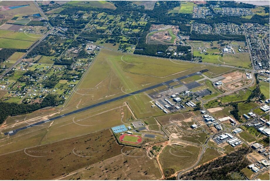 Aerial Photo of Bundaberg Airport QLD