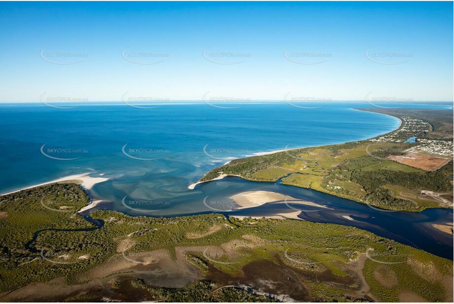 Theodolite River Entrance at Kinkuna QLD Aerial Photography