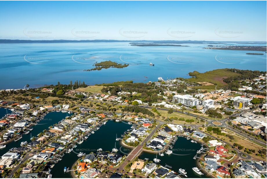 Aerial Photo Cleveland QLD Aerial Photography
