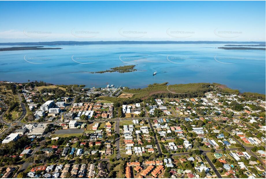 Aerial Photo Cleveland QLD Aerial Photography