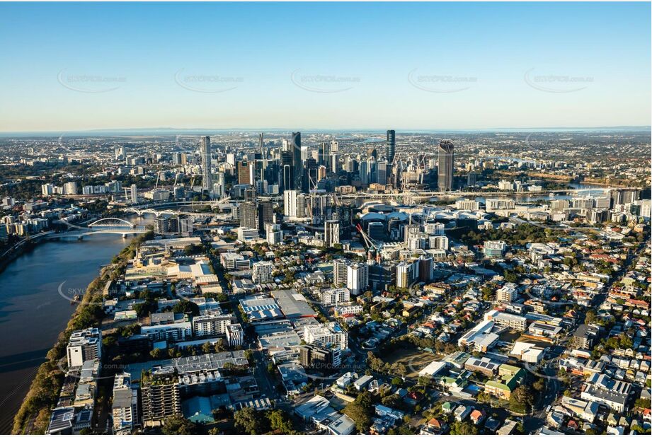 Aerial Photo West End QLD Aerial Photography