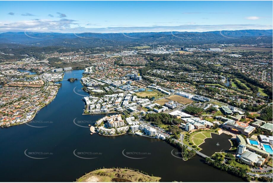 Aerial Photo Varsity Lakes QLD Aerial Photography