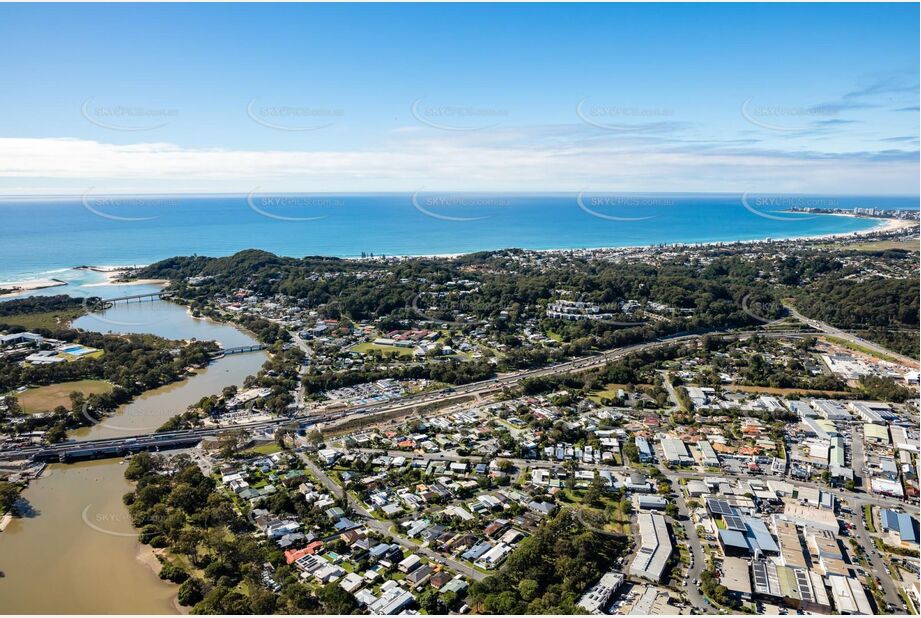 Aerial Photo Currumbin Waters QLD Aerial Photography