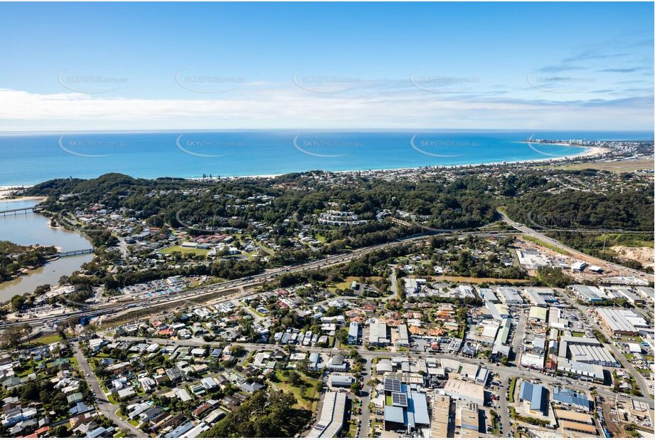 Aerial Photo Currumbin Waters QLD Aerial Photography