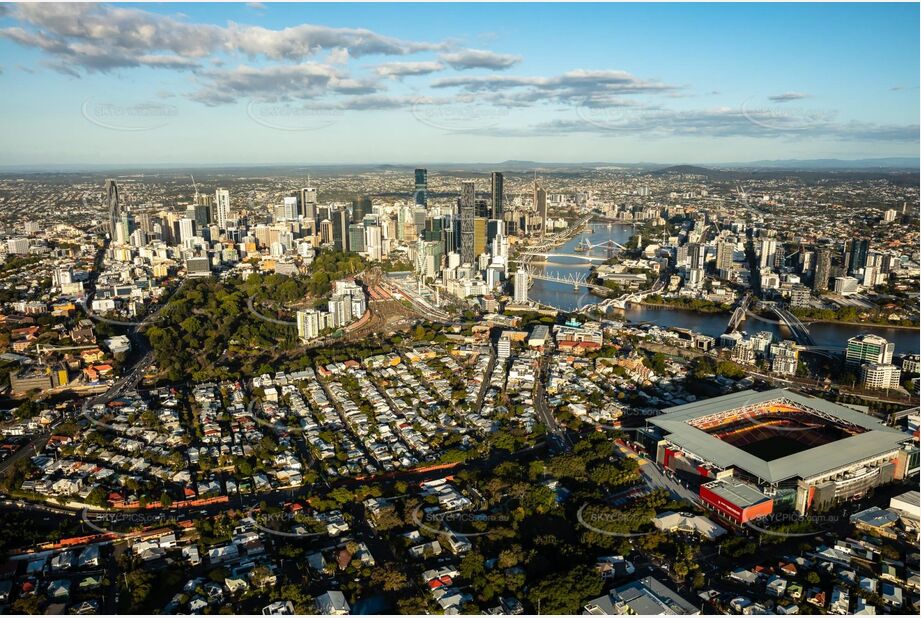 Aerial Photo Petrie Terrace QLD Aerial Photography