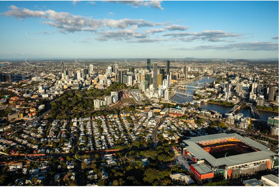 Aerial Photo Petrie Terrace QLD Aerial Photography