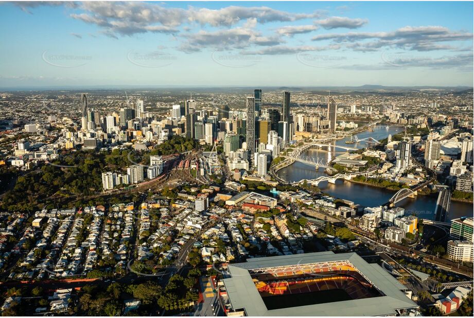 Aerial Photo Petrie Terrace QLD Aerial Photography