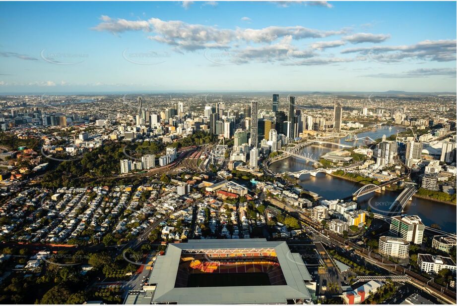 Aerial Photo Petrie Terrace QLD Aerial Photography