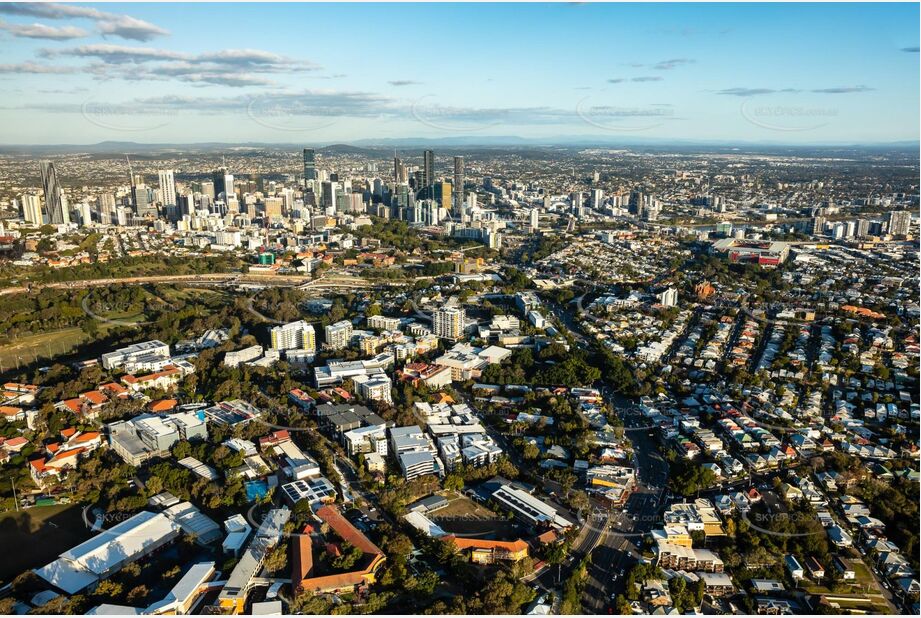 Aerial Photo Kelvin Grove QLD Aerial Photography