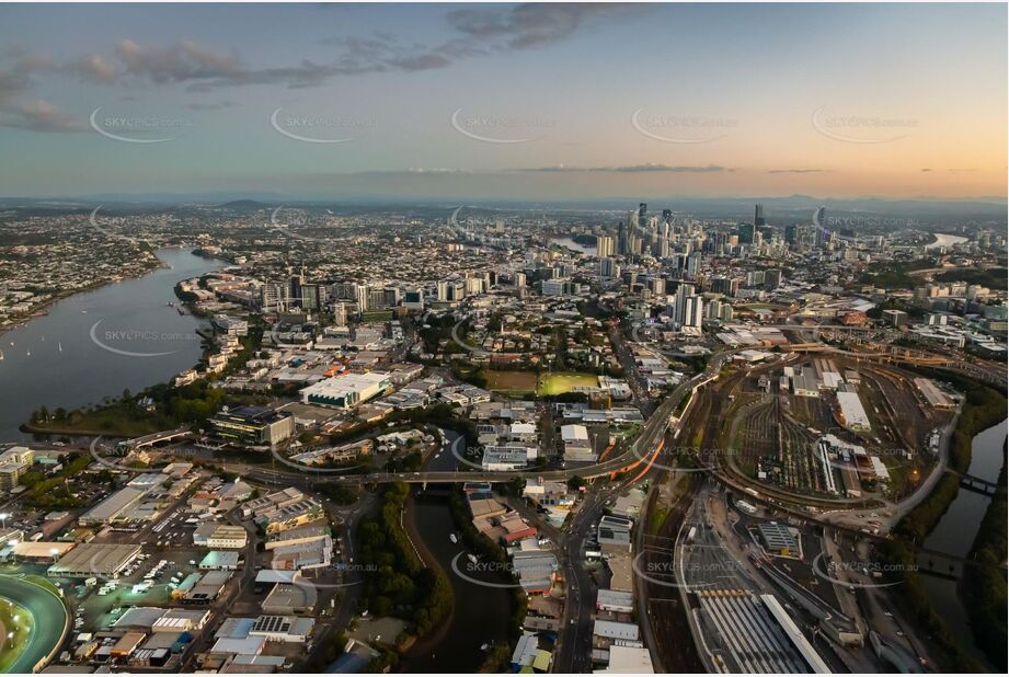 Aerial Photo Bowen Hills QLD Aerial Photography