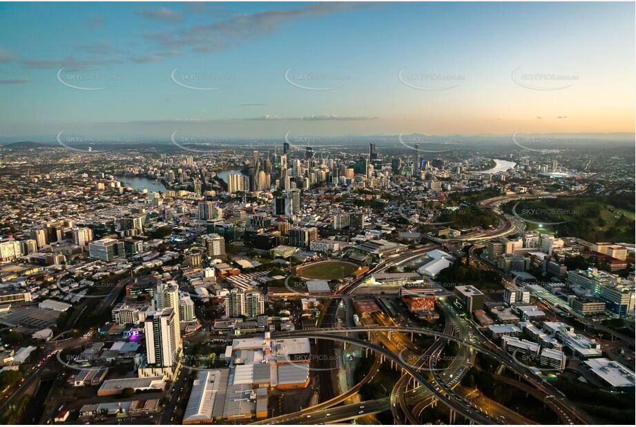 Aerial Photo Bowen Hills QLD Aerial Photography