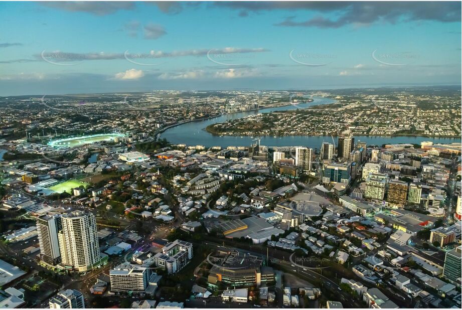 Aerial Photo Bowen Hills QLD Aerial Photography