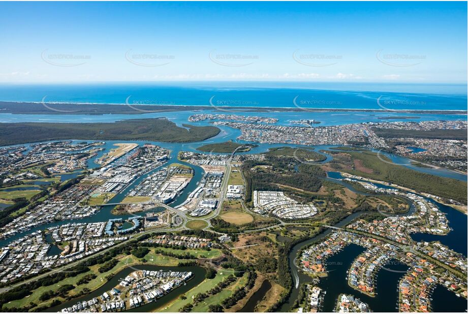 Aerial Photo Hope Island QLD Aerial Photography