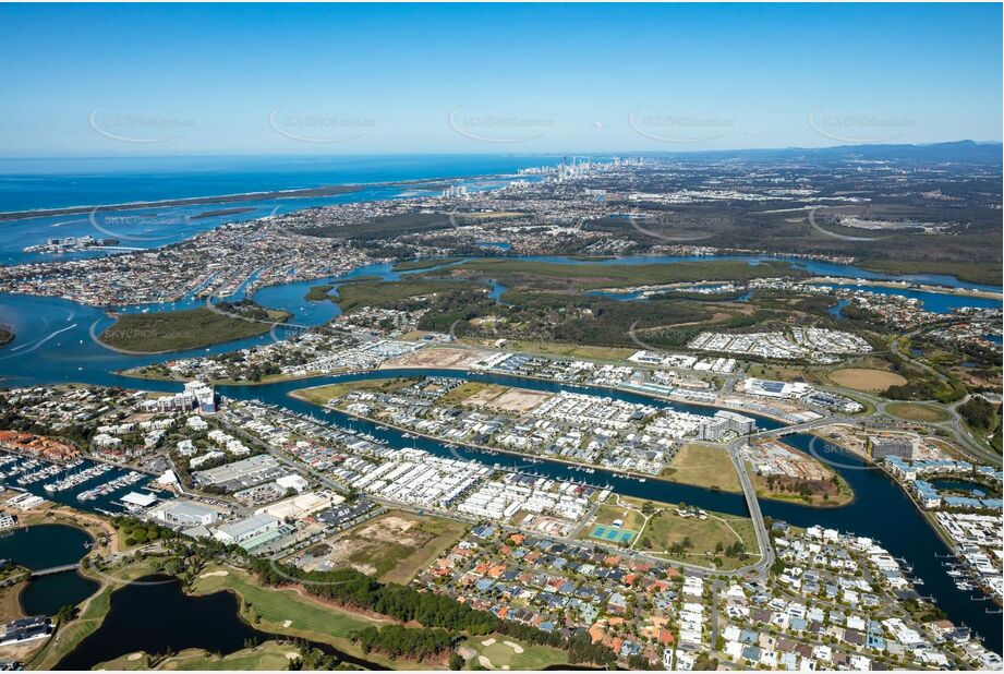 Aerial Photo Hope Island QLD Aerial Photography