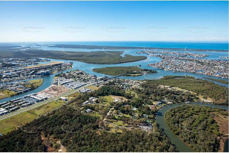 Aerial Photo Hope Island QLD Aerial Photography