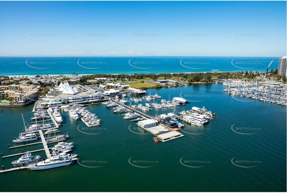 Aerial Photo Marina Mirage Gold Coast