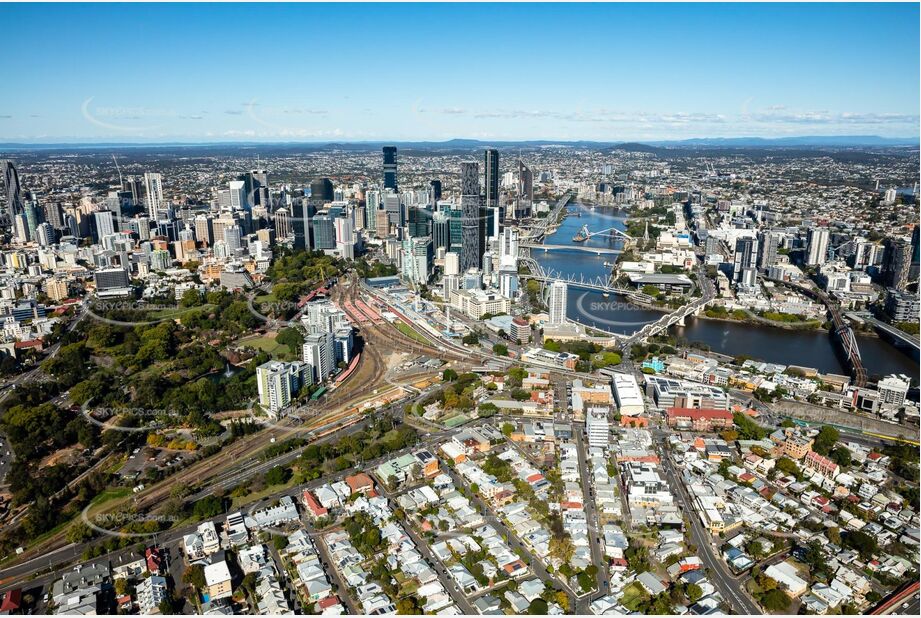 Aerial Photo Petrie Terrace QLD Aerial Photography