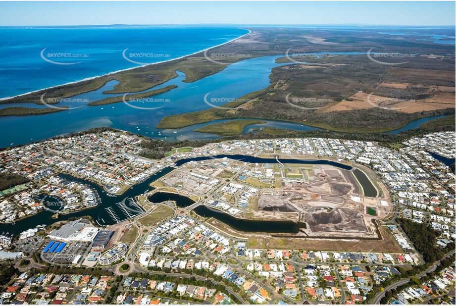 Aerial Photo Pelican Waters QLD Aerial Photography